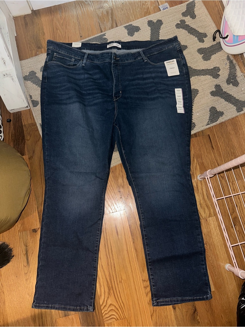 Levi's Women's Dark Indigo Straight Leg Jeans
